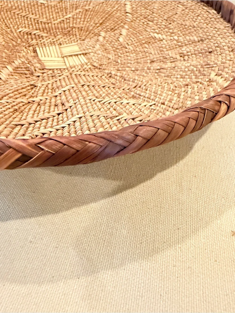 NEW Africa Woven Basket. Made by the Binga people of Zambia/Zimbabwe